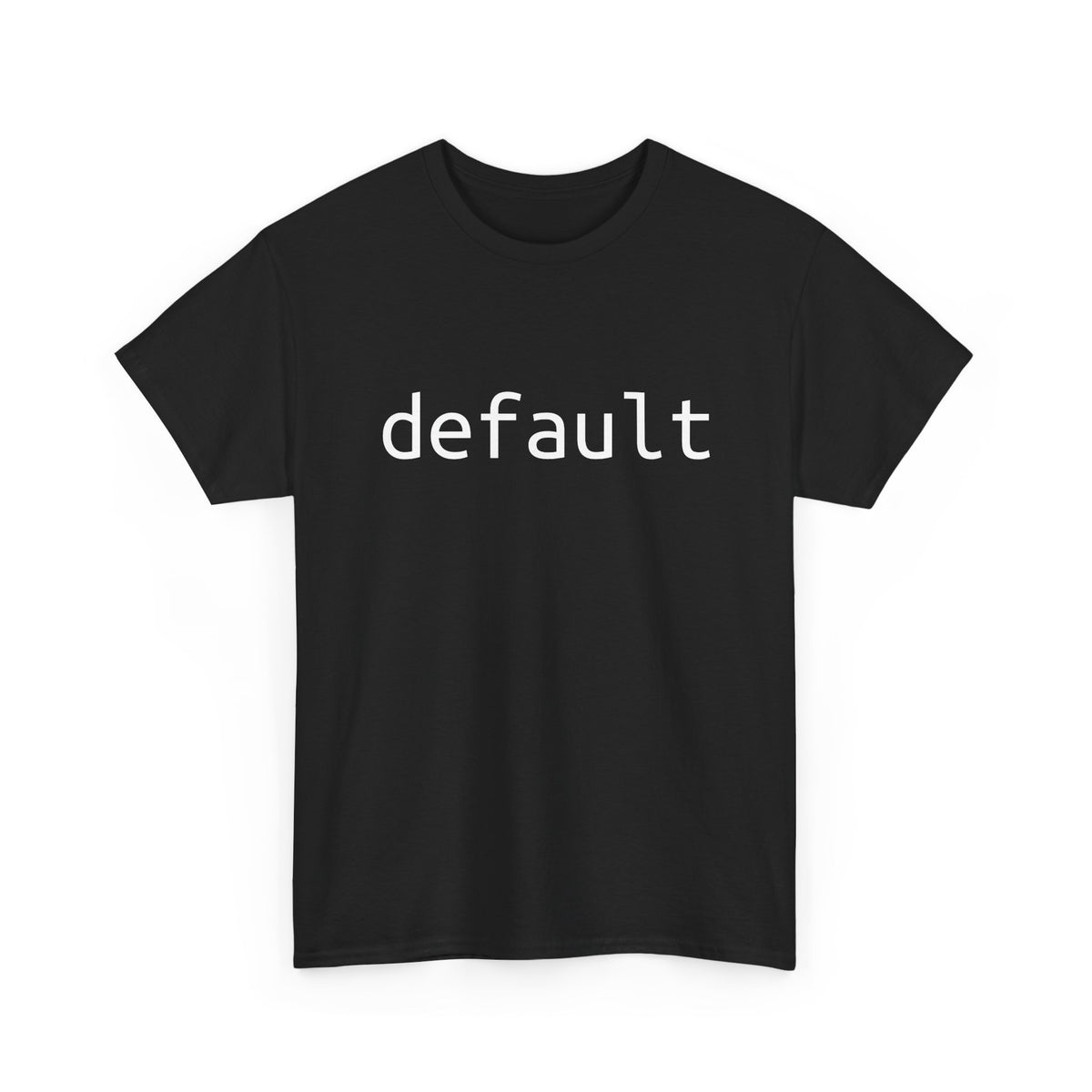 "Default" Tee – The foundation of your nerd wardrobe