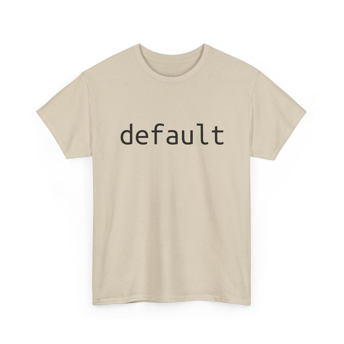 "Default" Tee – The foundation of your nerd wardrobe