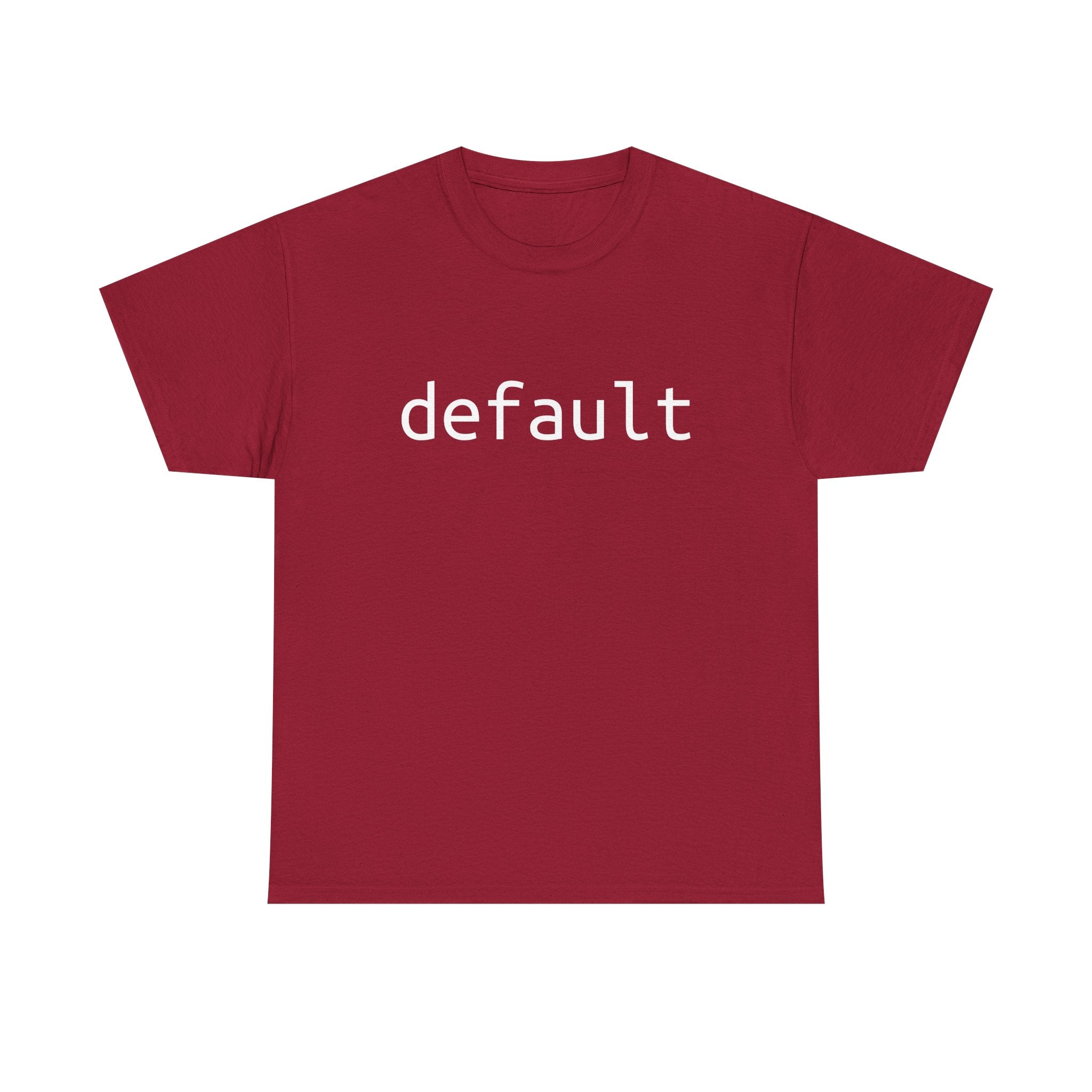"Default" Tee – The foundation of your nerd wardrobe