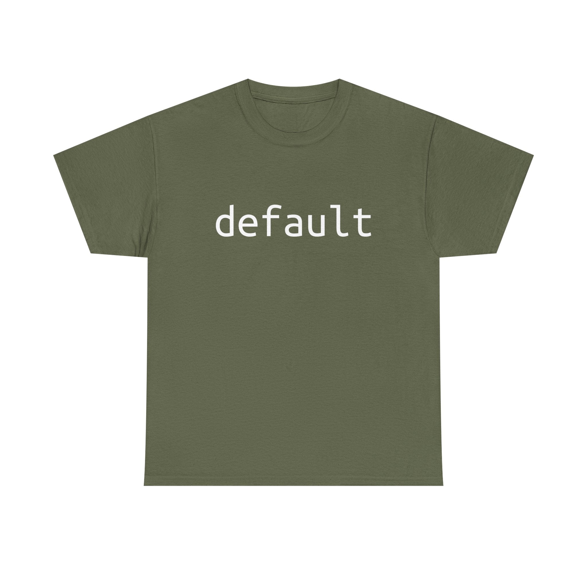 "Default" Tee – The foundation of your nerd wardrobe