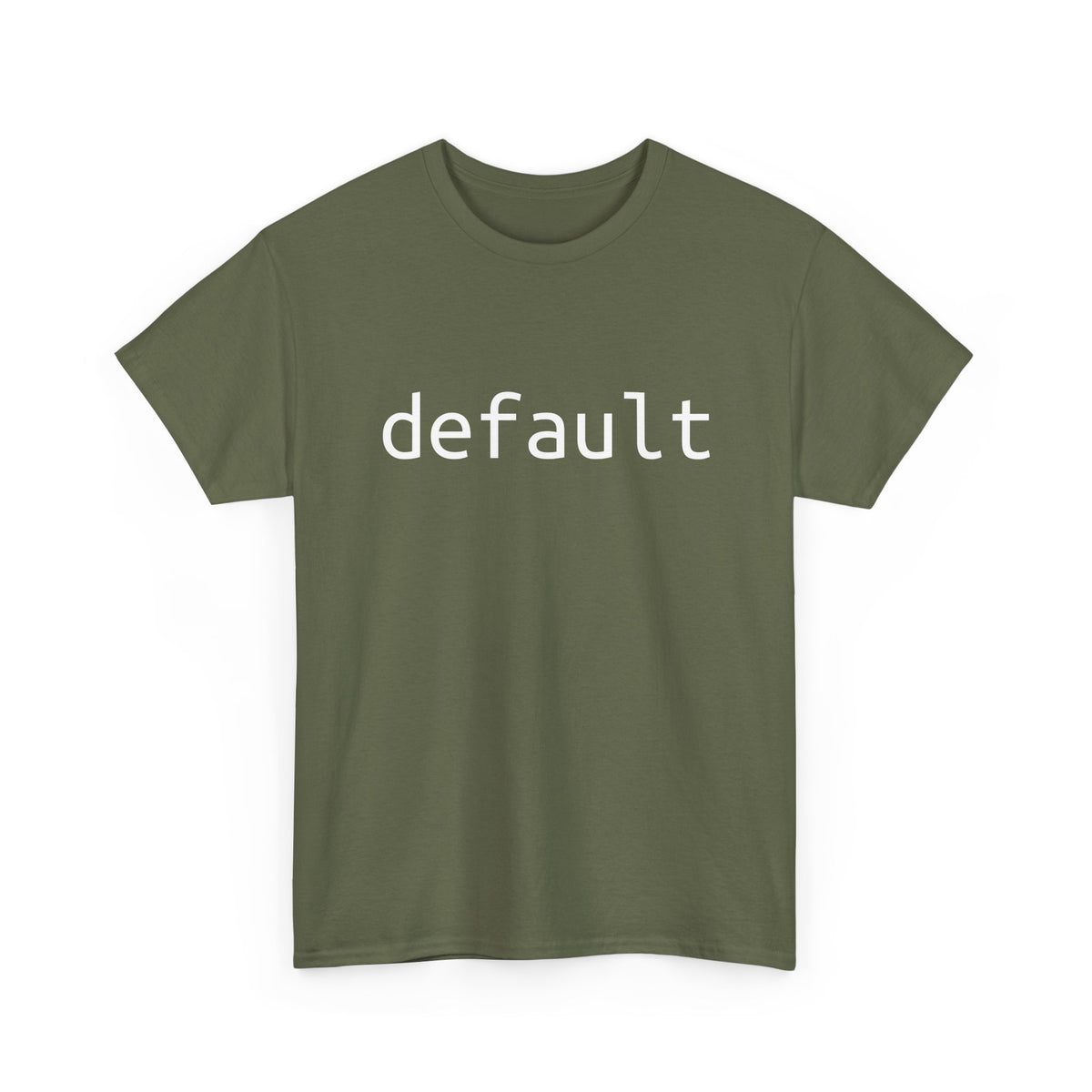 "Default" Tee – The foundation of your nerd wardrobe