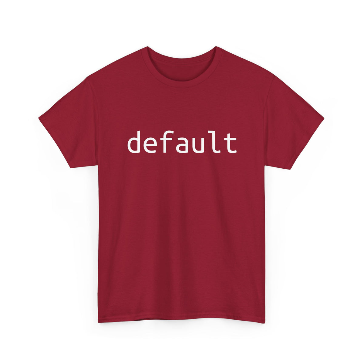 "Default" Tee – The foundation of your nerd wardrobe
