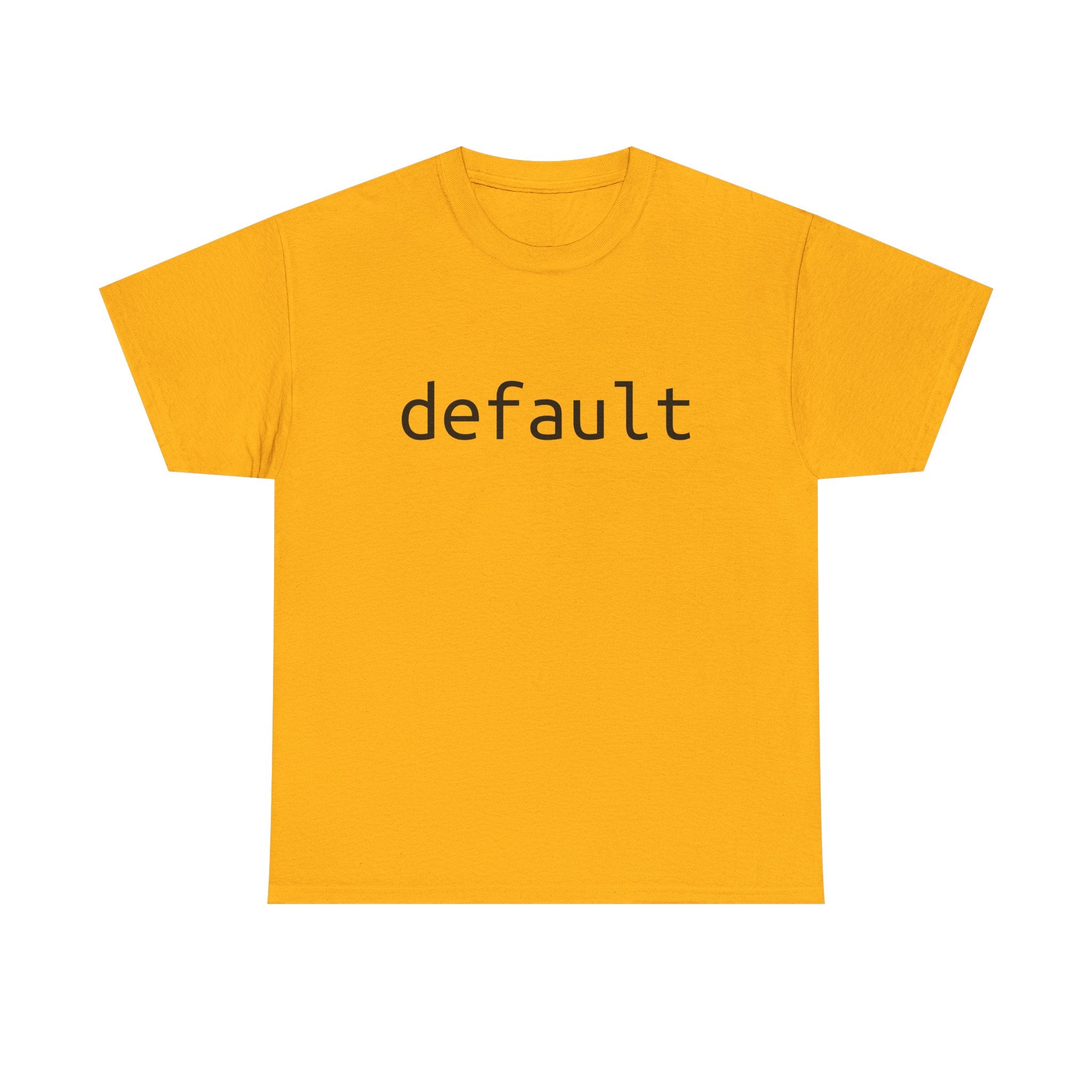 "Default" Tee – The foundation of your nerd wardrobe
