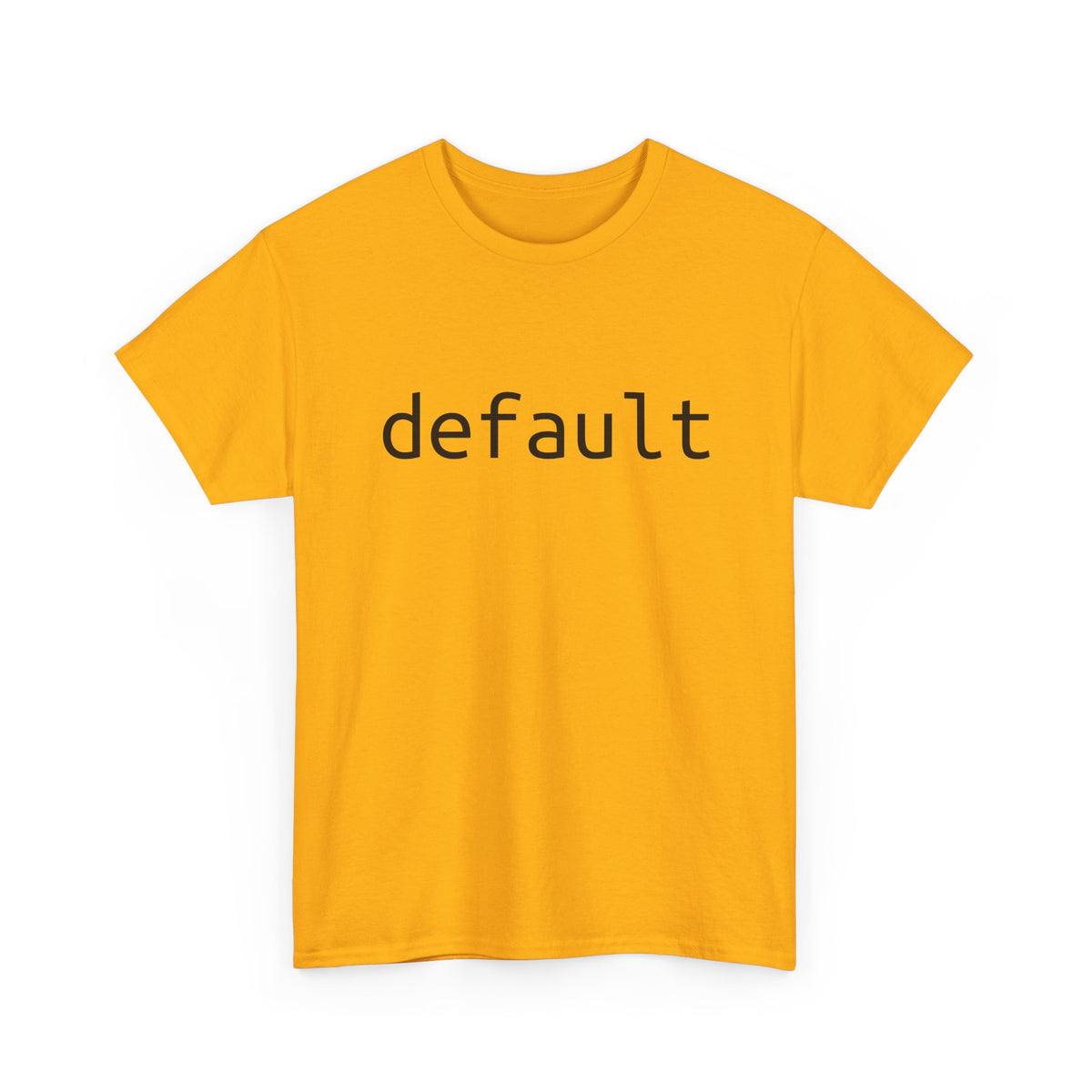 "Default" Tee – The foundation of your nerd wardrobe